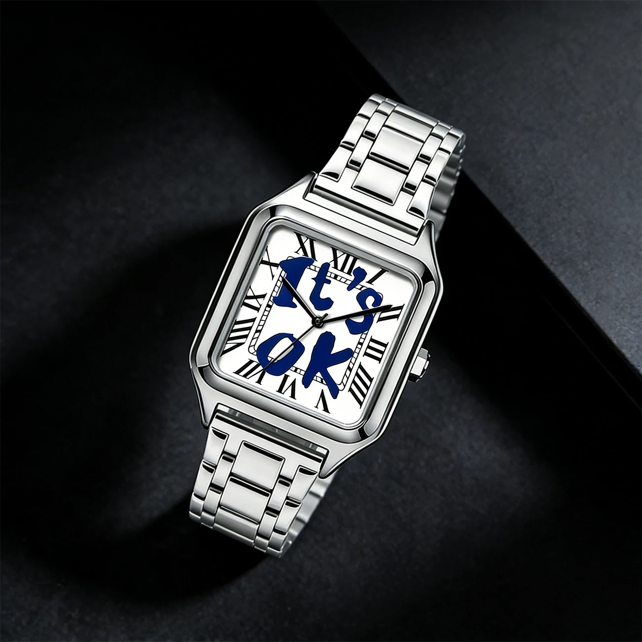 It's Ok Business Men's Quartz Watch High-End Stainless Steel Alloy Square Dial Waterproof Watch
It's Ok Business Men's Quartz Watch High-End Stainless Steel Alloy Square Dial Waterproof Watch