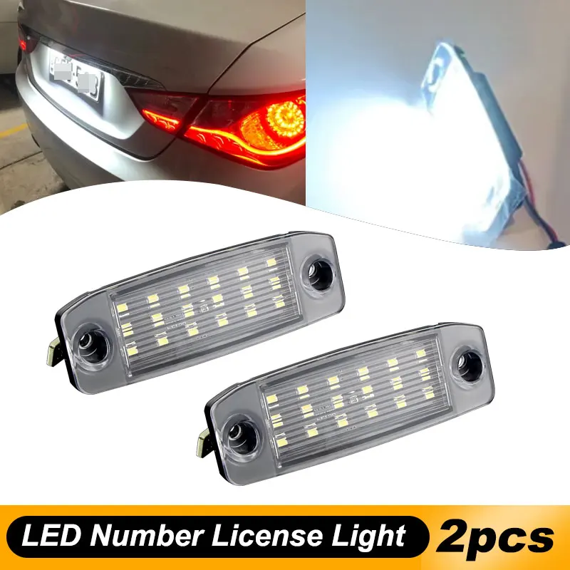 2pcs Car High Quality LED License Number Plate Light For Hyundai Tucson Kona Sonata For Kia Sportage Error Free White 925103F000
2pcs Car High Quality LED License Number Plate Light For Hyundai Tucson Kona Sonata For Kia Sportage Error Free White 925103F000