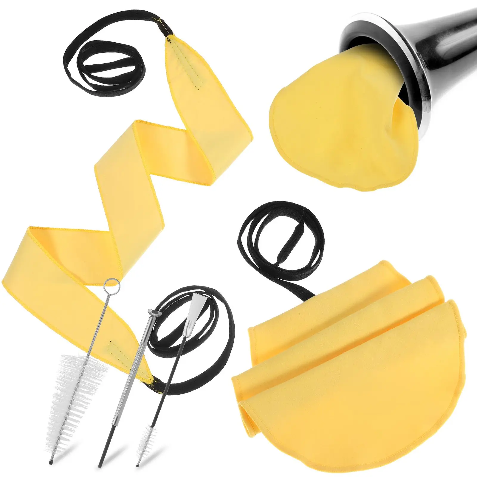 Clarinet Cleaning 5Pcs Cloth Mouthpiece Clarinet Kit Brush Soundhole Tools Set for Wind Instruments Care
Clarinet Cleaning 5Pcs Cloth Mouthpiece Clarinet Kit Brush Soundhole Tools Set for Wind Instruments Care