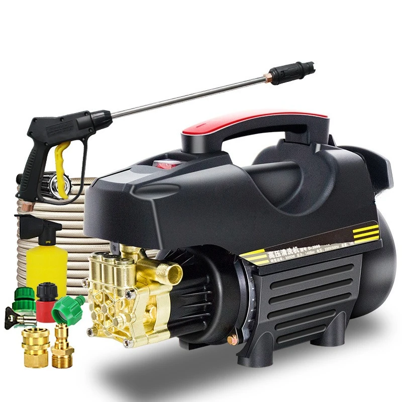 machine, household 220v high pressure water gun, portable high power, strong cleaning machine, booster car washing water pump 
machine, household 220v high pressure water gun, portable high power, strong cleaning machine, booster car washing water pump