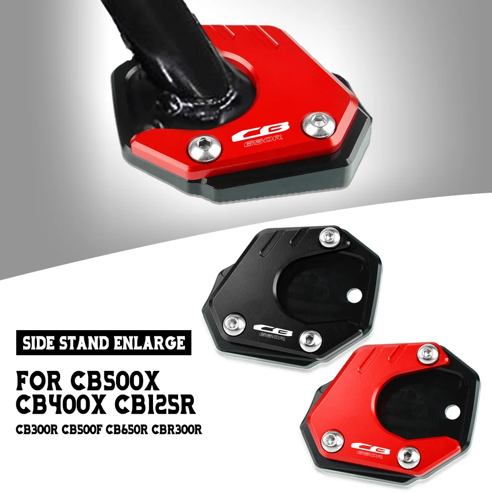 Motorcycle Kickstand Side Stand Extension Pad Foot Plate Bracket For HONDA CB500X CB400X CB125R CB300R CB500F CB650R CBR300R
Motorcycle Kickstand Side Stand Extension Pad Foot Plate Bracket For HONDA CB500X CB400X CB125R CB300R CB500F CB650R CBR300R