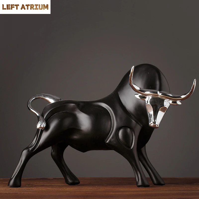 Modern Figurines Red and Black Bull Sculpture Resin Simulation Animal Statue Living Room Bookcase Crafts Accessories Home Decor
Modern Figurines Red and Black Bull Sculpture Resin Simulation Animal Statue Living Room Bookcase Crafts Accessories Home Decor