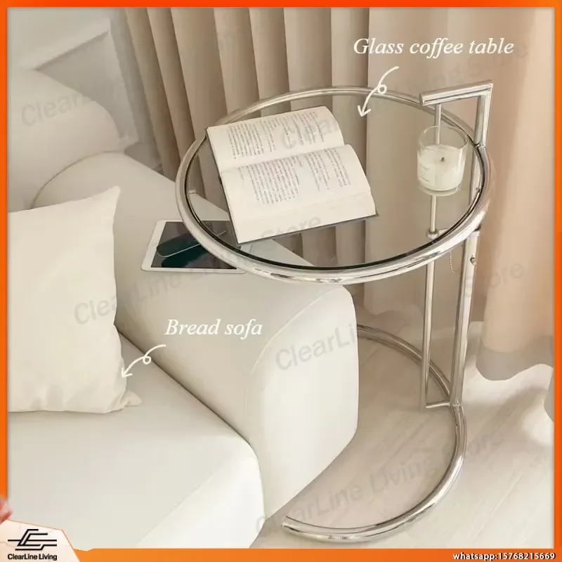 Modern Lift Top Coffee Table for Small Apartment Tempered Glass Top Stainless Steel Frame Living Room Side Table Minimalist
Modern Lift Top Coffee Table for Small Apartment Tempered Glass Top Stainless Steel Frame Living Room Side Table Minimalist