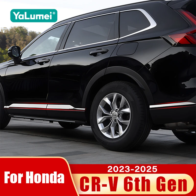 Для Honda CR-V CRV 6-го поколения 2023 2024 2025: наклейки на боковые пороги гибридного автомобиля, накладки на двери, аксессуары для отделки кузова
Для Honda CR-V CRV 6-го поколения 2023 2024 2025: наклейки на боковые пороги гибридного автомобиля, накладки на двери, аксессуары для отделки кузова