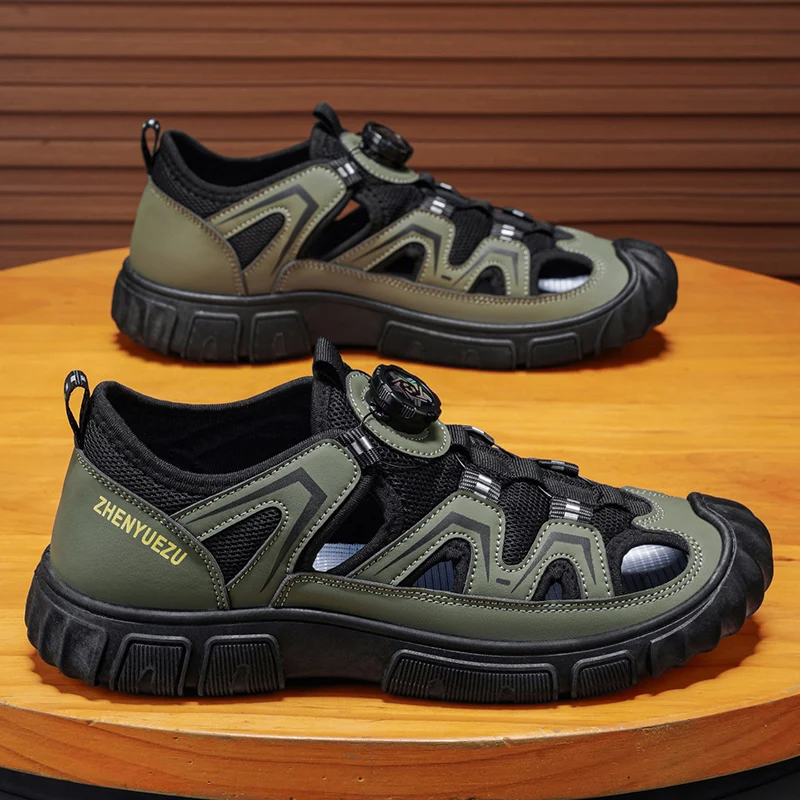 New Arrival Summer Men Sandals PU Leather Mens Casual Shoes Outdoor Beach Shoes Hollow Out Male Roman Shoes Leisure Walk Sandaly
New Arrival Summer Men Sandals PU Leather Mens Casual Shoes Outdoor Beach Shoes Hollow Out Male Roman Shoes Leisure Walk Sandaly