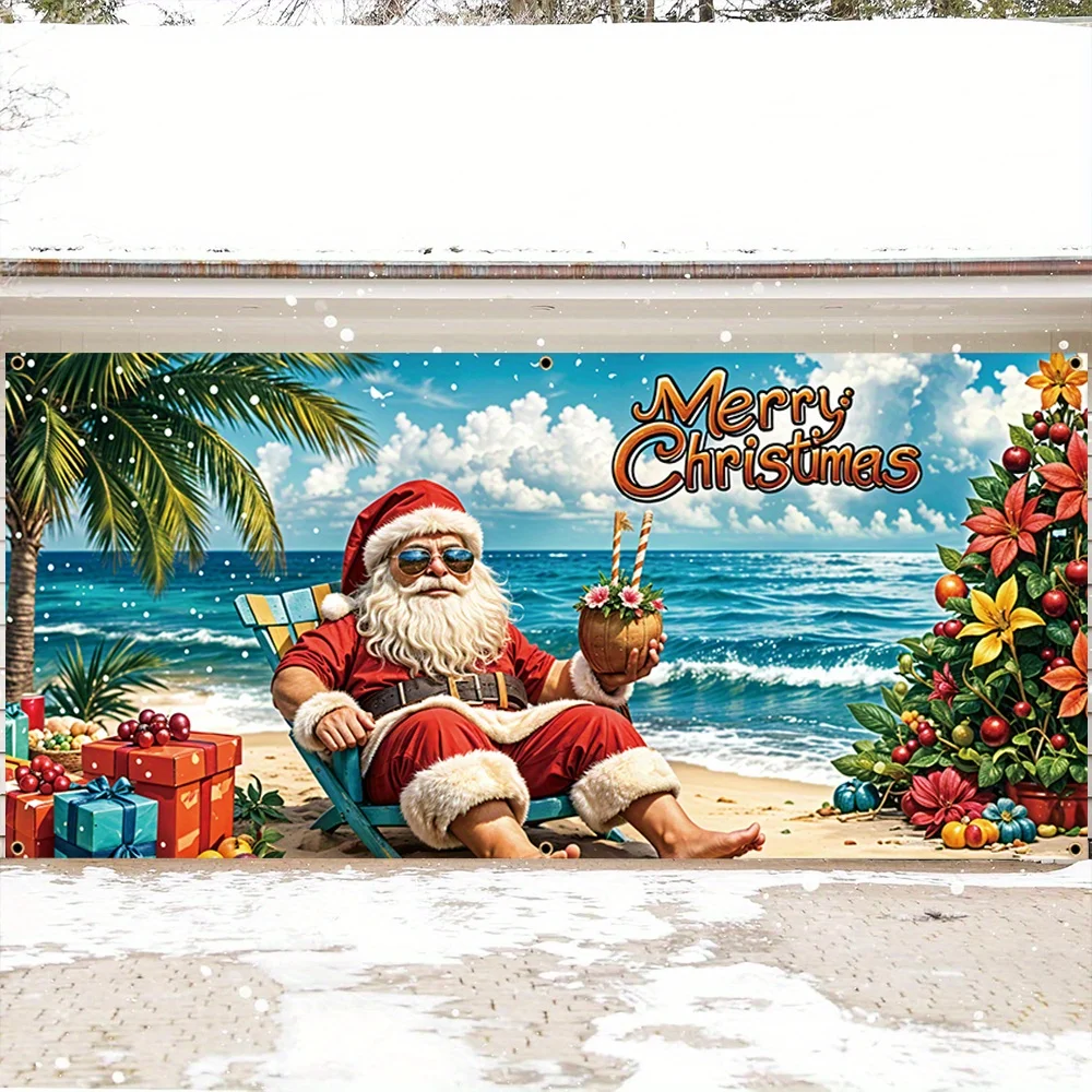 Цельный рождественский полиэстеровый баннер для гаражных ворот, узор с видом на море Санта-Клауса, внутри и снаружи, украшение для праздничной вечеринки
Цельный рождественский полиэстеровый баннер для гаражных ворот, узор с видом на море Санта-Клауса, внутри и снаружи, украшение для праздничной вечеринки