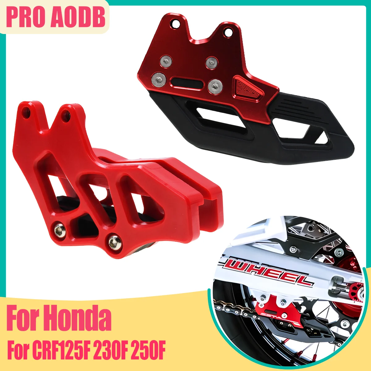 CNC Chain Guide Guard Protector For Honda Motorcycle CRF150F CRF230F CRF250F CRF150F 230F 250F 125 230 250 2019-2021 Universal
CNC Chain Guide Guard Protector For Honda Motorcycle CRF150F CRF230F CRF250F CRF150F 230F 250F 125 230 250 2019-2021 Universal
