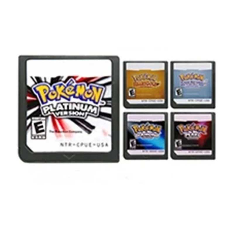 Игровая карта DS, картридж для игровой консоли Pokemon Platinum HeartGold SoulSilver Diamond Pearl, версия США/EUR/FRA/ITA/ESP/NOE
Игровая карта DS, картридж для игровой консоли Pokemon Platinum HeartGold SoulSilver Diamond Pearl, версия США/EUR/FRA/ITA/ESP/NOE