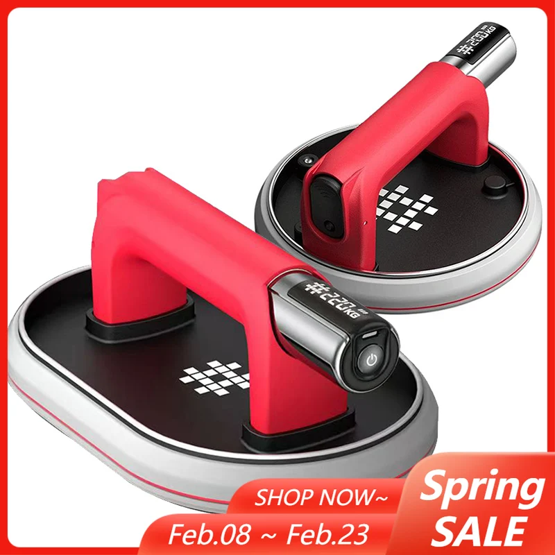 Electric Vacuum Suction Cup Intelligent Digital Display Heavy Duty Vacuum Lifter for Granite Tile Glass Lifting Magnets 2000mAh
Electric Vacuum Suction Cup Intelligent Digital Display Heavy Duty Vacuum Lifter for Granite Tile Glass Lifting Magnets 2000mAh