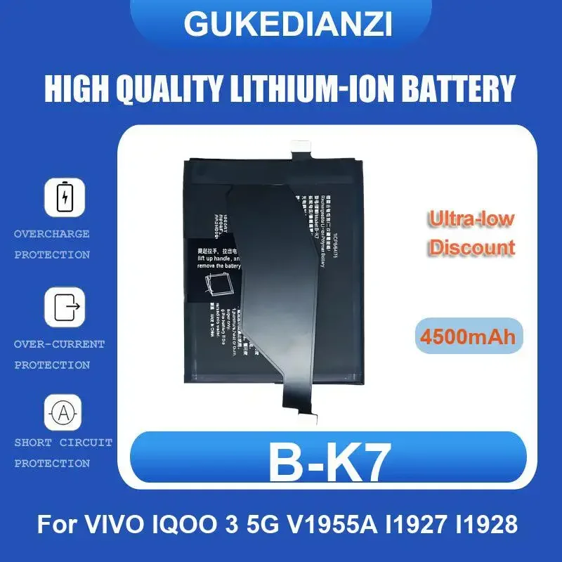 Battery For VIVO IQOO 3 5G V1955A I1927 I1928 V25 Pro X9 X9L X20 X20A X20L X21 1725 X21A X21UD 1728 X50 Y10 Y01 Y15s Y16 V25E
Battery For VIVO IQOO 3 5G V1955A I1927 I1928 V25 Pro X9 X9L X20 X20A X20L X21 1725 X21A X21UD 1728 X50 Y10 Y01 Y15s Y16 V25E