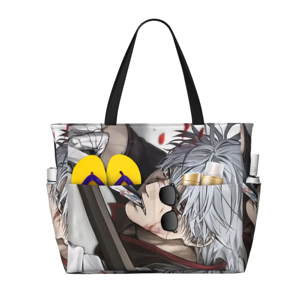 Пляжная сумка-тоут в стиле аниме Gintama Gintoki, спортивная сумка для спортзала и йоги, большая сумка-тоут, женская дорожная сумка, сумка для фитнеса
Пляжная сумка-тоут в стиле аниме Gintama Gintoki, спортивная сумка для спортзала и йоги, большая сумка-тоут, женская дорожная сумка, сумка для фитнеса