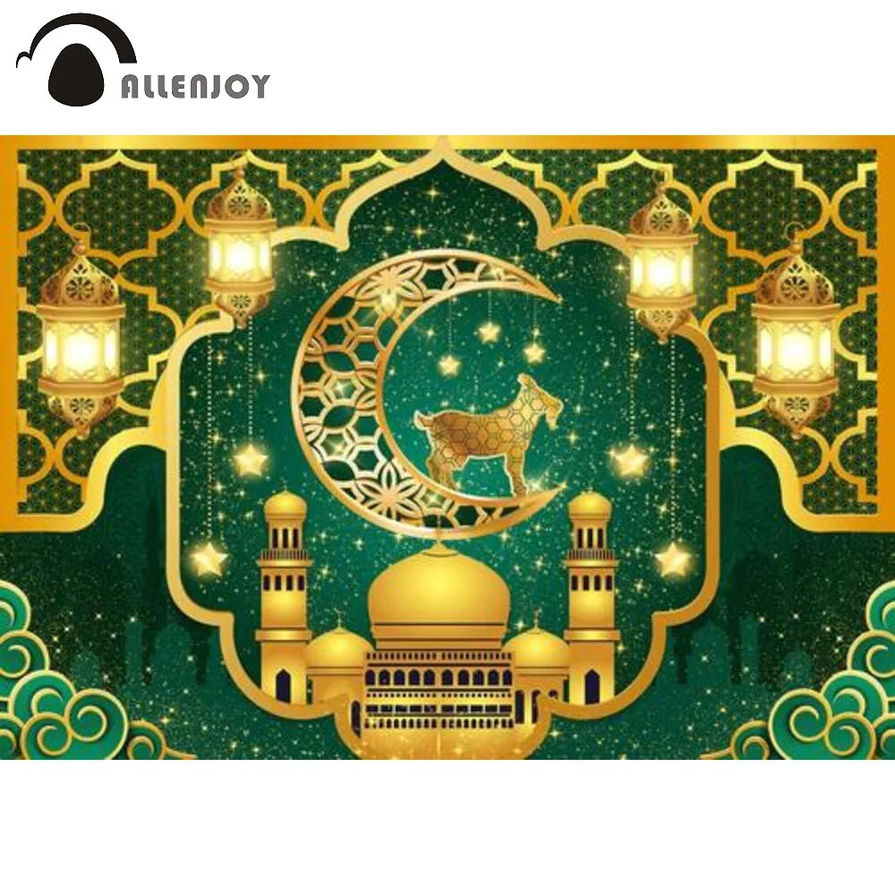 Allenjoy Eid al-Adha Mubarak Backdrop Mosque Moon Stars Muslim Islamic Festival Event Supplies Decor Banner Background Props
Allenjoy Eid al-Adha Mubarak Backdrop Mosque Moon Stars Muslim Islamic Festival Event Supplies Decor Banner Background Props