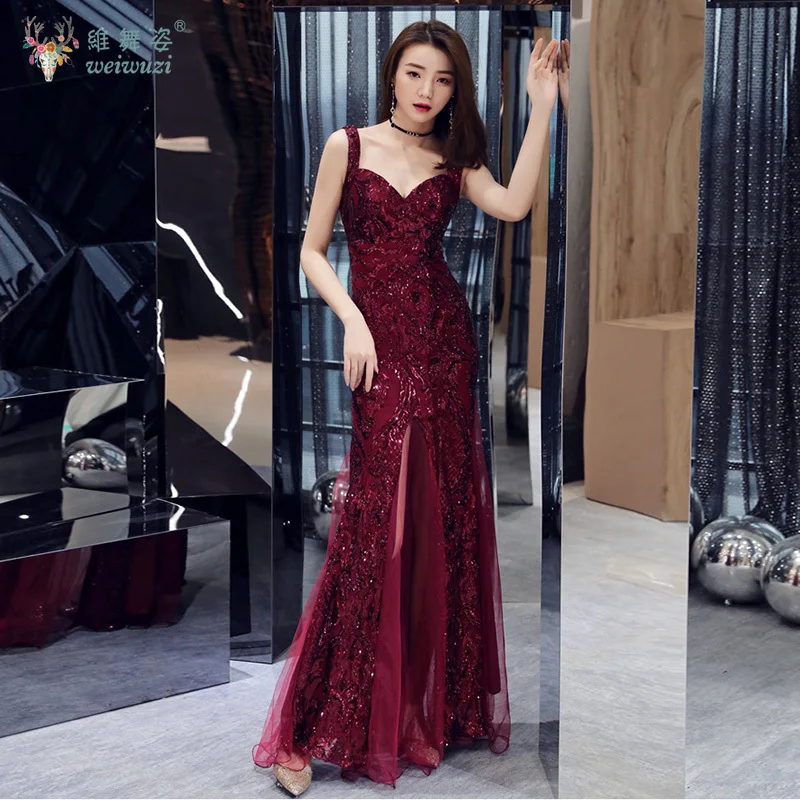 Elegant Women Straps Prom Evening Dresses Birthday Party Sexy Fishtail Dress Sequin Hight Waist Bodycon Tulle Bottom Dress Gown
Elegant Women Straps Prom Evening Dresses Birthday Party Sexy Fishtail Dress Sequin Hight Waist Bodycon Tulle Bottom Dress Gown