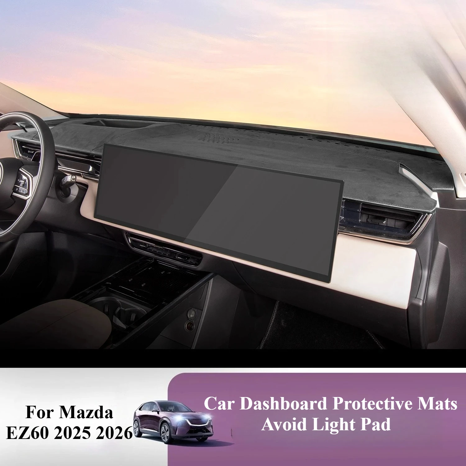 Car Dashboard Protective Mats For Mazda EZ60 2025 2026 Frosted Leather Sun Shade Avoid Light Pad Non-slip Dash Covers Accessory
Car Dashboard Protective Mats For Mazda EZ60 2025 2026 Frosted Leather Sun Shade Avoid Light Pad Non-slip Dash Covers Accessory