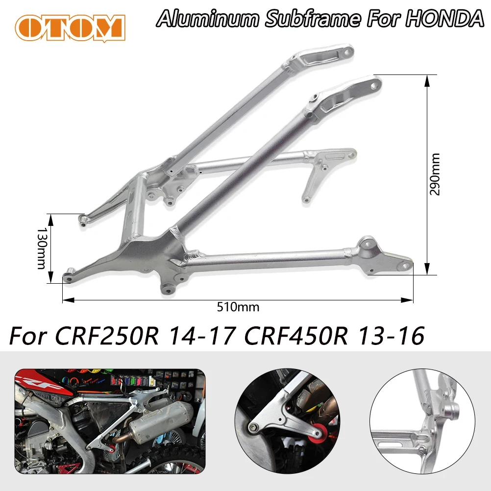 OTOM Subframe Rear Seat Stay Support Tray For HONDA CRF250R 14-17 CRF450R 2013-16 Motorcycle Sub Frame Tailstock Bracket
OTOM Subframe Rear Seat Stay Support Tray For HONDA CRF250R 14-17 CRF450R 2013-16 Motorcycle Sub Frame Tailstock Bracket