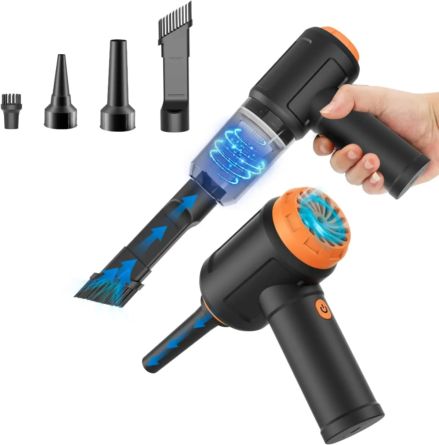 High Speed Cordless Air Duster Vacuum Cleaner for Keyboard PC Electronics Dust Removal
High Speed Cordless Air Duster Vacuum Cleaner for Keyboard PC Electronics Dust Removal
