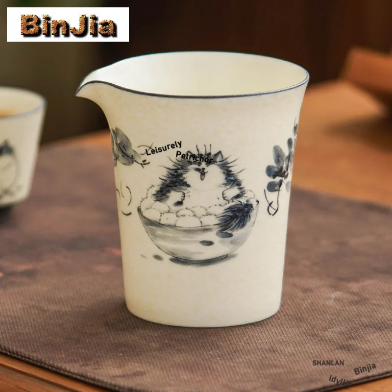 228 мл ручная роспись кошачий чайный кувшин для чая, разделительный диспенсер для ча-хай, бытовая чашка для правосудия, ярмарка, кружка, посуда для напитков, принадлежности
228 мл ручная роспись кошачий чайный кувшин для чая, разделительный диспенсер для ча-хай, бытовая чашка для правосудия, ярмарка, кружка, посуда для напитков, принадлежности
