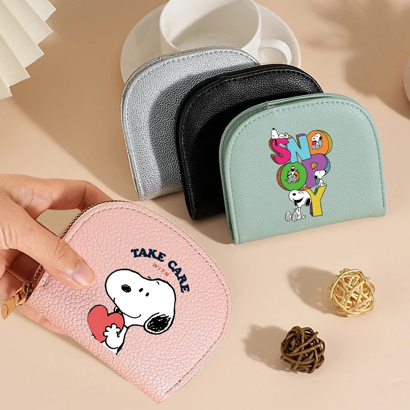 Женский кошелек на молнии Snoopys, портативная мини-сумка для карт, женский карман для монет, сумка для ключей, держатель для кредитных карт, женские кошельки 2025, рождественский подарок 
Женский кошелек на молнии Snoopys, портативная мини-сумка для карт, женский карман для монет, сумка для ключей, держатель для кредитных карт, женские кошельки 2025, рождественский подарок