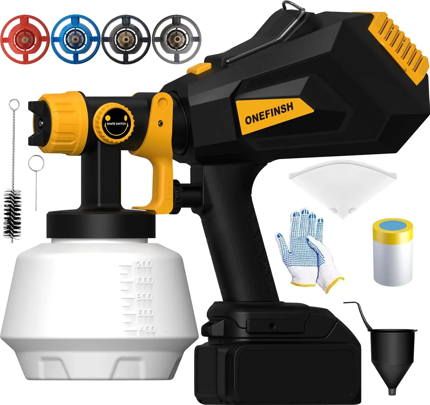 Беспроводной распылитель краски для аккумулятора Dewalt 20 В MAX, ручной краскораспылитель HVLP с 3 узорами распыления и 4 насадками, идеально подходит для DIY
Беспроводной распылитель краски для аккумулятора Dewalt 20 В MAX, ручной краскораспылитель HVLP с 3 узорами распыления и 4 насадками, идеально подходит для DIY