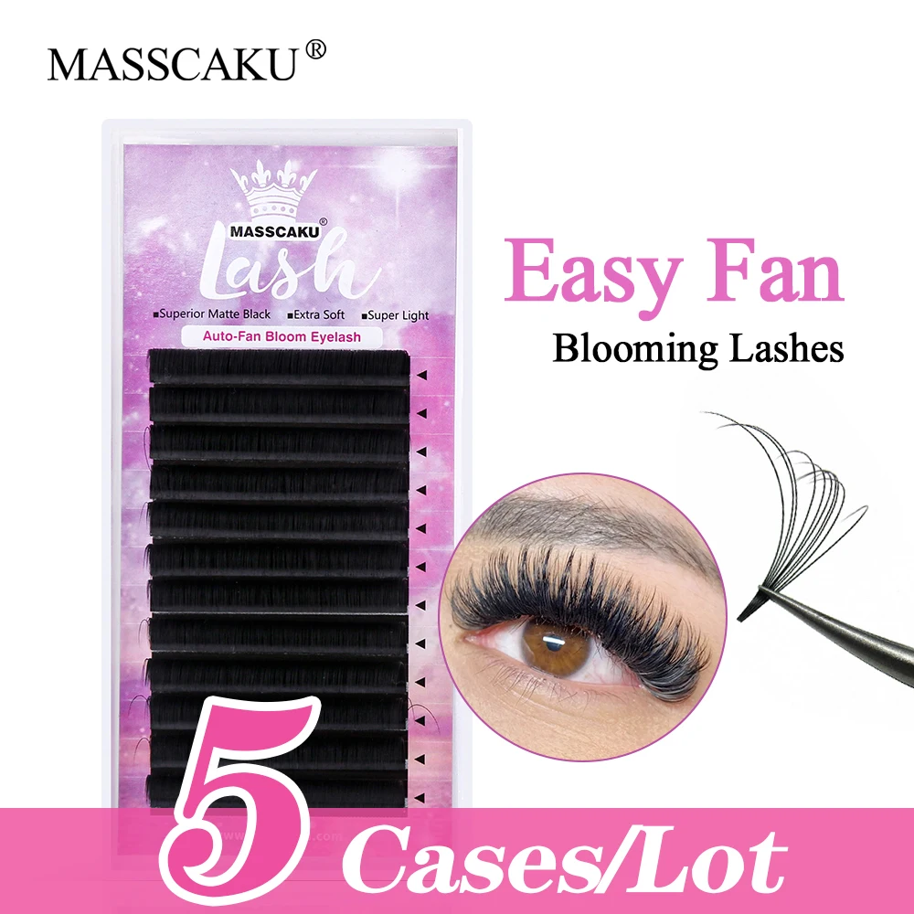 5cases/lot Wholesale Soft Fluffy Matte Automatic Flowering Lashes Extensions 8-20mm Single Length Easy Fanning Eyelashes Trays
5cases/lot Wholesale Soft Fluffy Matte Automatic Flowering Lashes Extensions 8-20mm Single Length Easy Fanning Eyelashes Trays