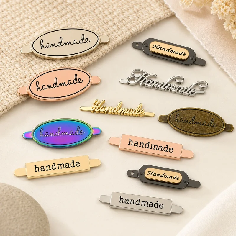 10/20Pcs Metal Handmade Label Buckles Decorative Tag Buttons for Purse Bag Handcraft Clip DIY Sewing Repair Hardware Accessory
10/20Pcs Metal Handmade Label Buckles Decorative Tag Buttons for Purse Bag Handcraft Clip DIY Sewing Repair Hardware Accessory