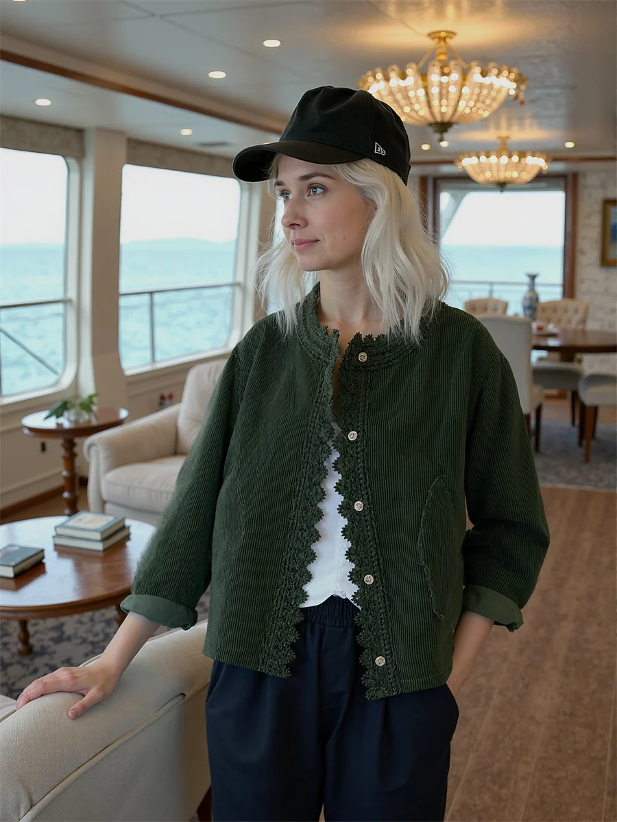 Corduroy Ruched Vintage Jackets For Woman Winter Top Women Spring-Autumn Zipper Hooded Skating Clubwear Safari Edge Breathable
Corduroy Ruched Vintage Jackets For Woman Winter Top Women Spring-Autumn Zipper Hooded Skating Clubwear Safari Edge Breathable