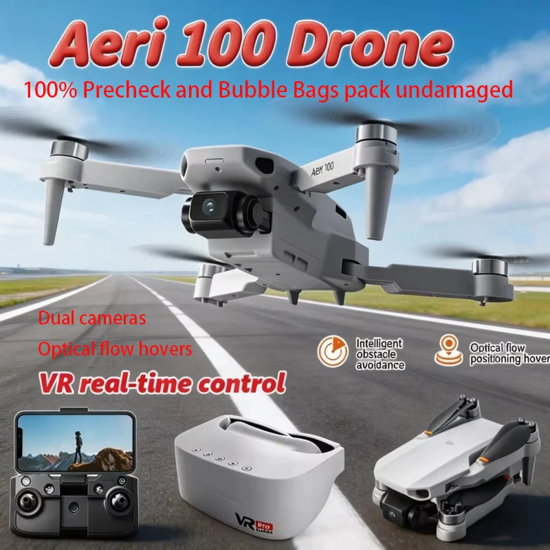 Original Aeri100 Drone withVR Optical Flow Positioning Brushless Motor HD Aerial Photography Dual Camera Remote Control Aircraft
Original Aeri100 Drone withVR Optical Flow Positioning Brushless Motor HD Aerial Photography Dual Camera Remote Control Aircraft