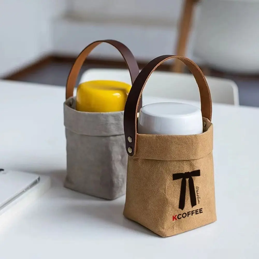 Portable Kraft Paper Water Bottle Bag Waterproof Protective Mug Cup Sleeve Practical Cup Insulated Cover
Portable Kraft Paper Water Bottle Bag Waterproof Protective Mug Cup Sleeve Practical Cup Insulated Cover