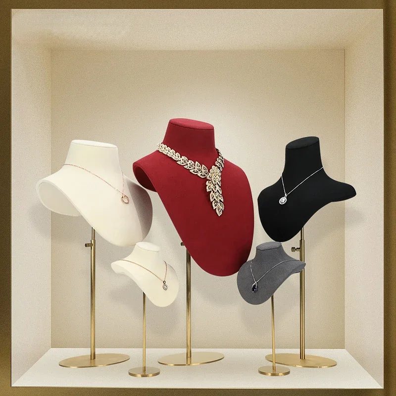 Necklace jewelry display rack Metal window portrait model jewelry display props necklace pendant display pieces
Necklace jewelry display rack Metal window portrait model jewelry display props necklace pendant display pieces