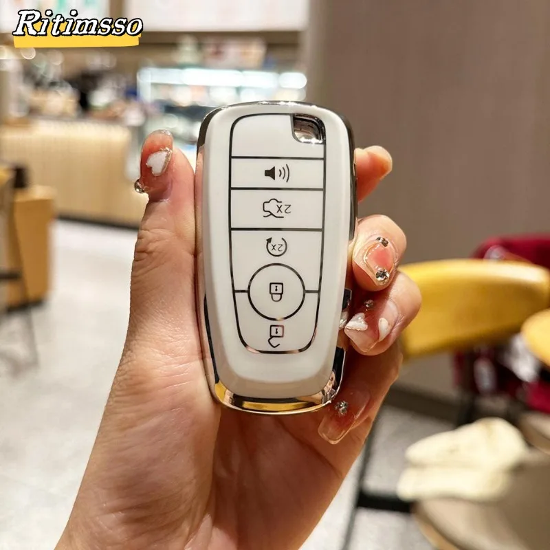 5 Buttons Car TPU Key Case Cover Key Shell Fob for Ford Fusion Mustang Explorer F-150 F-250 F-350 2017 2018 Auto Accessories
5 Buttons Car TPU Key Case Cover Key Shell Fob for Ford Fusion Mustang Explorer F-150 F-250 F-350 2017 2018 Auto Accessories