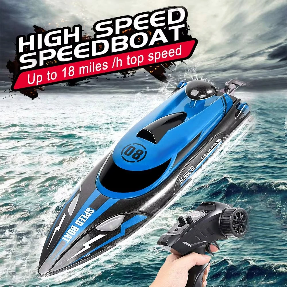 HJ808 High-Speed 25km/h Boat Remote Control Watercraft Toy 2.4Ghz Anti-Interference Racing Boat for Kids Adults Birthday Gifts
HJ808 High-Speed 25km/h Boat Remote Control Watercraft Toy 2.4Ghz Anti-Interference Racing Boat for Kids Adults Birthday Gifts