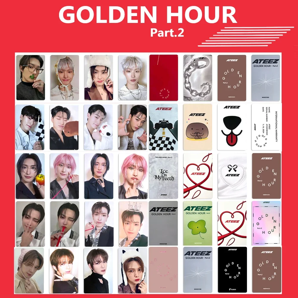 4PCS KPOP ATEEZ Album GOLDEN HOUR: Part.2 LOMO Card Mingi San Hongjoong Seonghwa WOO YOUNG SANG Funs Collection Postcard Merch
4PCS KPOP ATEEZ Album GOLDEN HOUR: Part.2 LOMO Card Mingi San Hongjoong Seonghwa WOO YOUNG SANG Funs Collection Postcard Merch