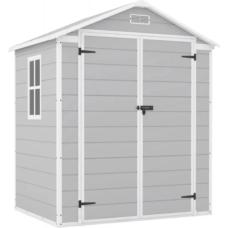 QWPaatiowell 6x4 FT Plastic Outdoor Storage ,Resin Shed Perfect to Store Patio Furniture,GardenTools Bike Accessories,Beach Cha
QWPaatiowell 6x4 FT Plastic Outdoor Storage ,Resin Shed Perfect to Store Patio Furniture,GardenTools Bike Accessories,Beach Cha