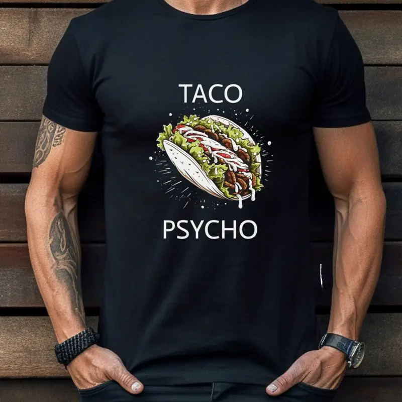 Футболка Taco Psycho для любителей фанатов, забавная для женщин, хлопковая мексиканская еда S Her
Футболка Taco Psycho для любителей фанатов, забавная для женщин, хлопковая мексиканская еда S Her