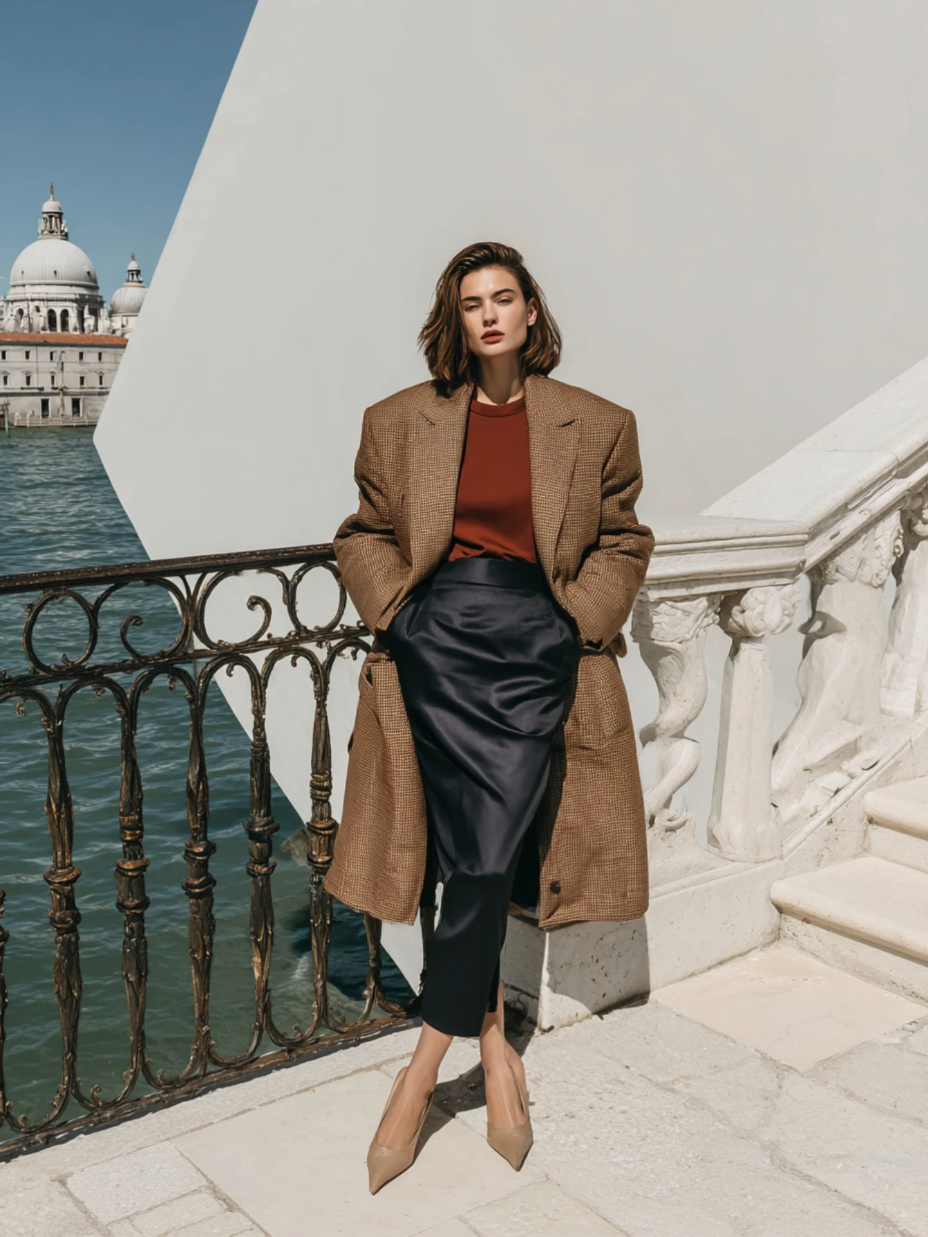 Mia Muse Boutique Autumn Trench Coat 2025 Women's Elegant Plain Long Sleeve Shawl Collar Pockets Basics Long Trench Coat
Mia Muse Boutique Autumn Trench Coat 2025 Women's Elegant Plain Long Sleeve Shawl Collar Pockets Basics Long Trench Coat