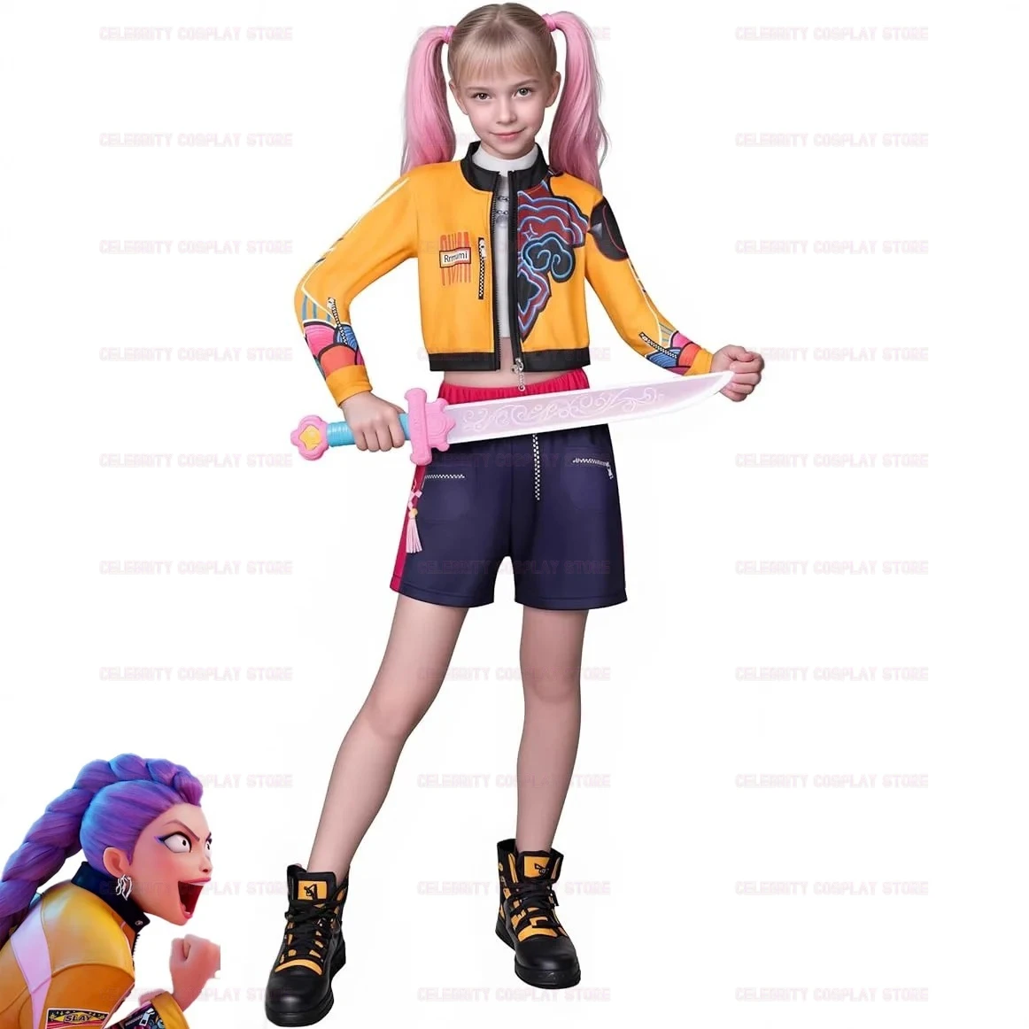 New Movie Demon Hunters Cosplay Costumes for Girls Zoey Mira Rumi Fantasy Roleplay Outfits Kpop Halloween Carnival Party Suits
New Movie Demon Hunters Cosplay Costumes for Girls Zoey Mira Rumi Fantasy Roleplay Outfits Kpop Halloween Carnival Party Suits