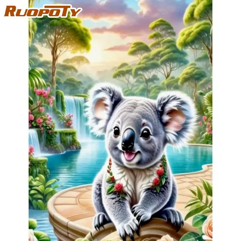 RUOPOTY 5D DIY Diamond Painting Koala Picture Of Rhinestone Diamond Embroidery Cross Stitch Animal Bird Mosaic Fall Decoration
RUOPOTY 5D DIY Diamond Painting Koala Picture Of Rhinestone Diamond Embroidery Cross Stitch Animal Bird Mosaic Fall Decoration