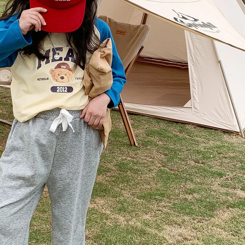 Shirt Girl Long Sleepingt Raglan Sleeves Loose Top 2024 Autumn New Item Round Neck Color Blocked Cartoon Active
Shirt Girl Long Sleepingt Raglan Sleeves Loose Top 2024 Autumn New Item Round Neck Color Blocked Cartoon Active