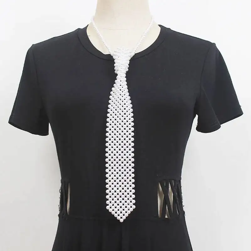 Pearl Black Women White Style Elegant Neckties New Temperament Fashion All-match Spring Autumn 2026 1DEOQ
Pearl Black Women White Style Elegant Neckties New Temperament Fashion All-match Spring Autumn 2026 1DEOQ
