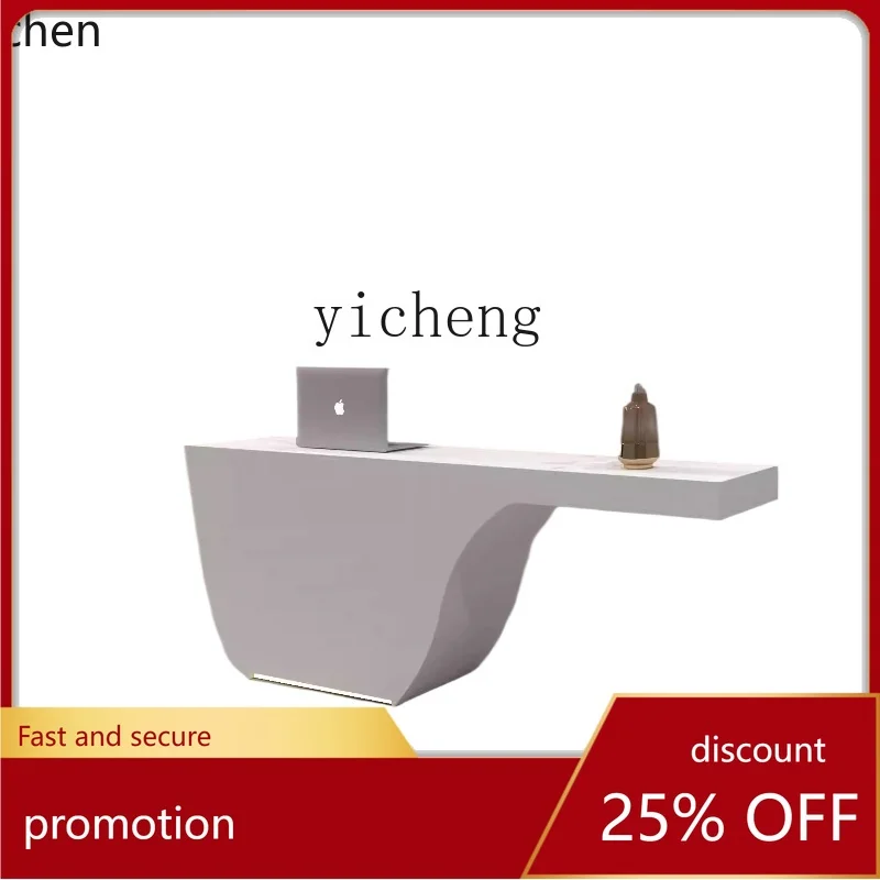 ZMLcheckout page store small beauty salon counter simple modern special-shaped company reception desk
ZMLcheckout page store small beauty salon counter simple modern special-shaped company reception desk