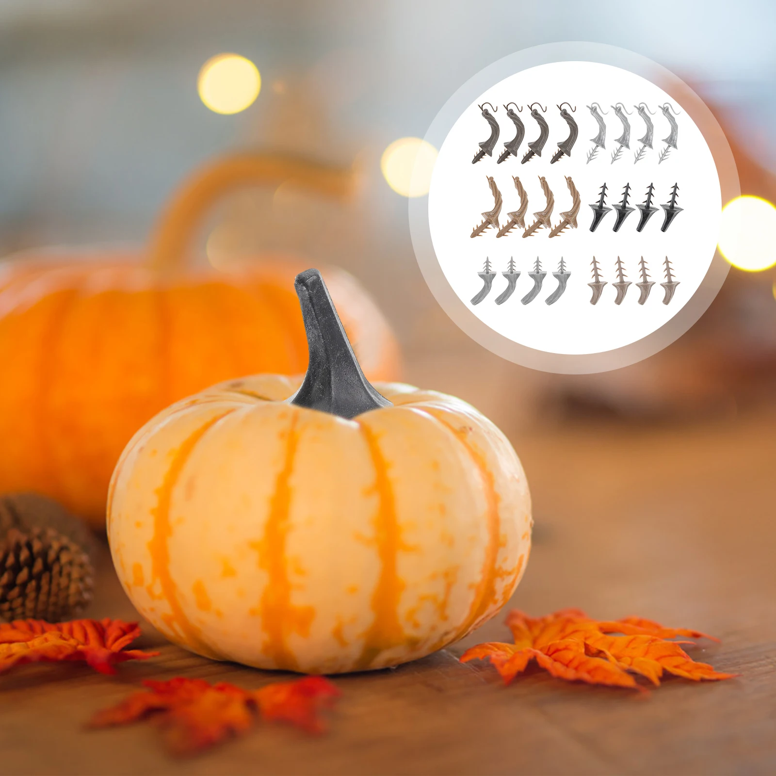 Plastic Pumpkin Stems Harvest Decor Fake Pumpkin Accessories Craft Thanksgiving Halloween Party Decorations
Plastic Pumpkin Stems Harvest Decor Fake Pumpkin Accessories Craft Thanksgiving Halloween Party Decorations