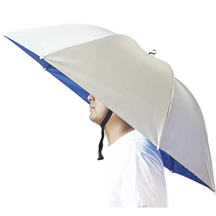 Umbrella Hat, 37 inch Fishing Umbrella Hat Hands Free Foldable UV Protection Umbrella Cap Adjustable Headwear for Fishing Golf
Umbrella Hat, 37 inch Fishing Umbrella Hat Hands Free Foldable UV Protection Umbrella Cap Adjustable Headwear for Fishing Golf