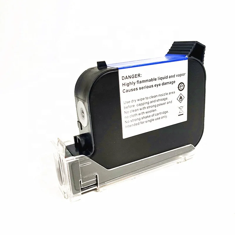 Compatible TIJ-bk652 45 45si TIJ 2.5 B3f58b JS10 12.7mm 25.4mm Online Printer Solvent Ink Cartridge for Solvent Based Inkjet
Compatible TIJ-bk652 45 45si TIJ 2.5 B3f58b JS10 12.7mm 25.4mm Online Printer Solvent Ink Cartridge for Solvent Based Inkjet