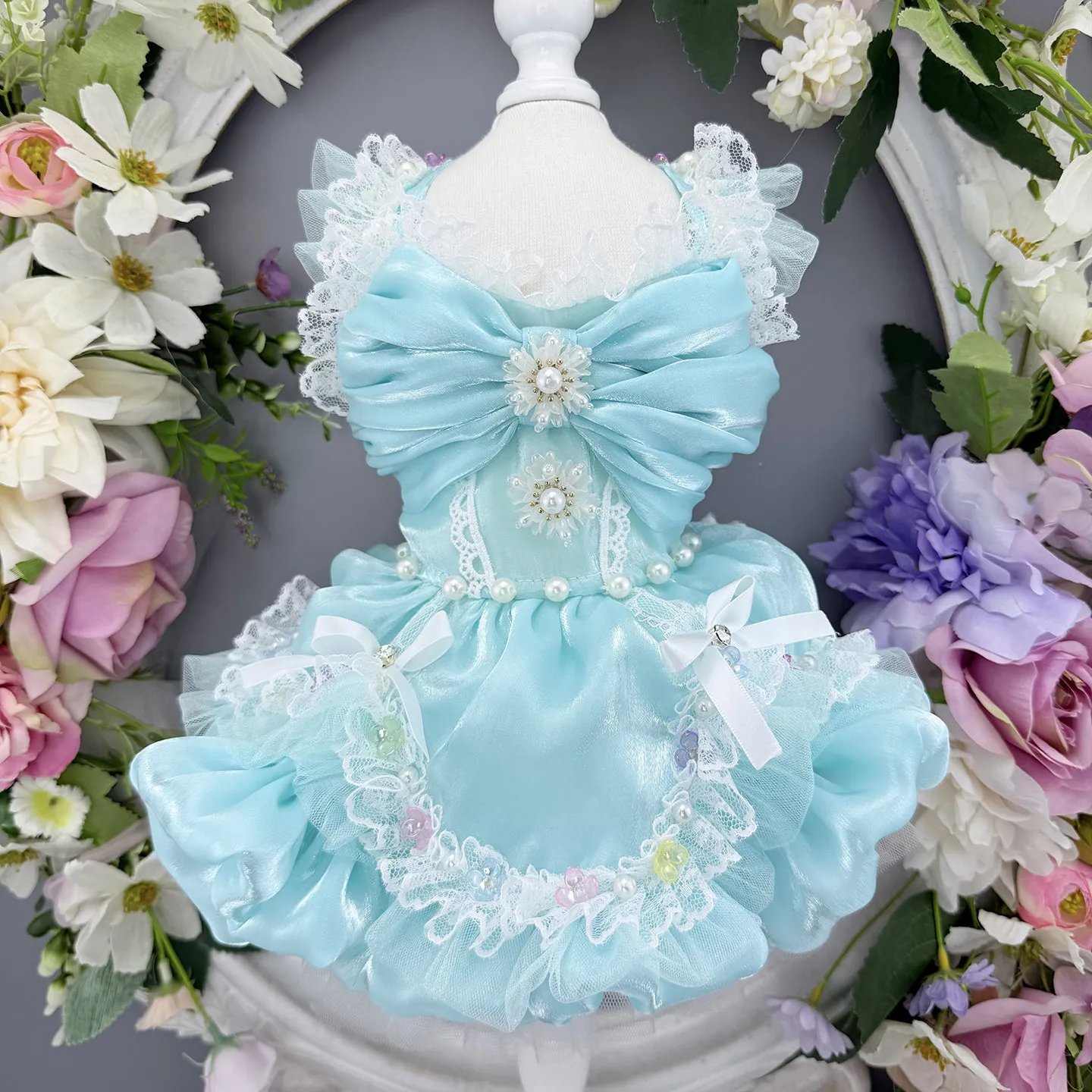 Pet Spring and Autumn Mesh Puff Skirt Dog Cat Princess Skirt Pearl Teddy Pet Tank Top Dog Clothes for Small Dogs Puppy Clothes
Pet Spring and Autumn Mesh Puff Skirt Dog Cat Princess Skirt Pearl Teddy Pet Tank Top Dog Clothes for Small Dogs Puppy Clothes
