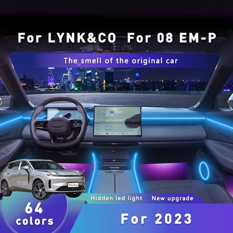 Для LYNK & CO Для 08 EM-P Многоцветный автомобильный DIY Интерьер окружающего освещения Синхронизация музыки Светодиодные ритм-подсветки по управлению через приложение Простота установки
Для LYNK & CO Для 08 EM-P Многоцветный автомобильный DIY Интерьер окружающего освещения Синхронизация музыки Светодиодные ритм-подсветки по управлению через приложение Простота установки