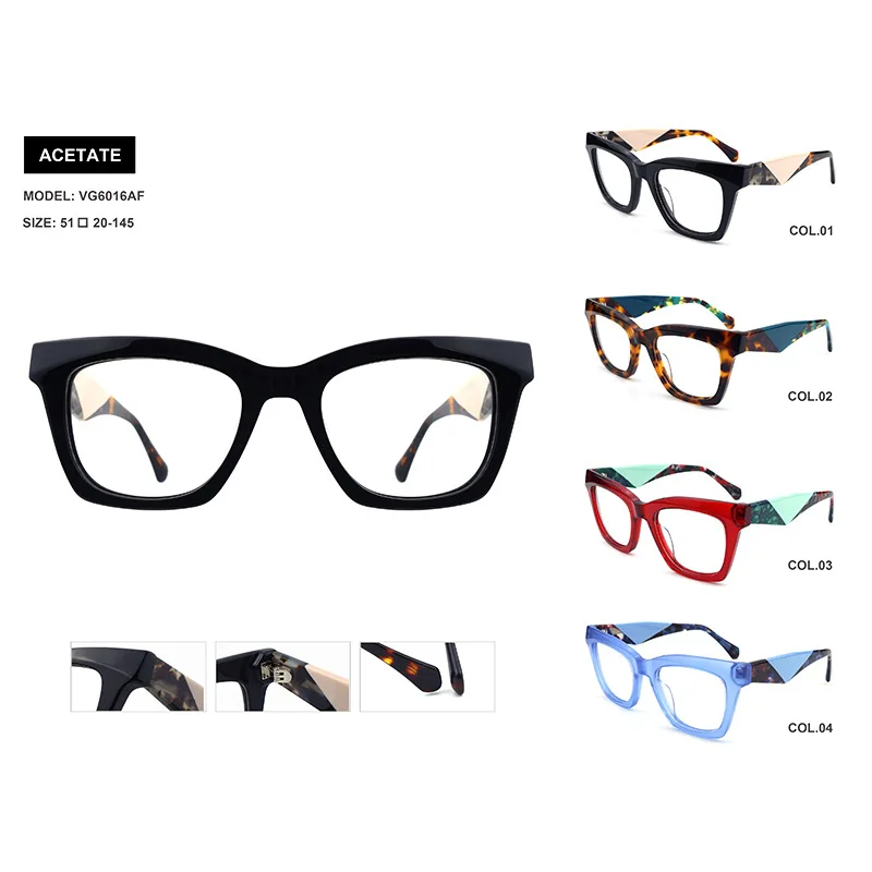 2026 New Thick Acetate Square Frame Glasses Women Myopia Reading Eyeglass Custom Men Optical Prescription Multi-colored Eyewear
2026 New Thick Acetate Square Frame Glasses Women Myopia Reading Eyeglass Custom Men Optical Prescription Multi-colored Eyewear