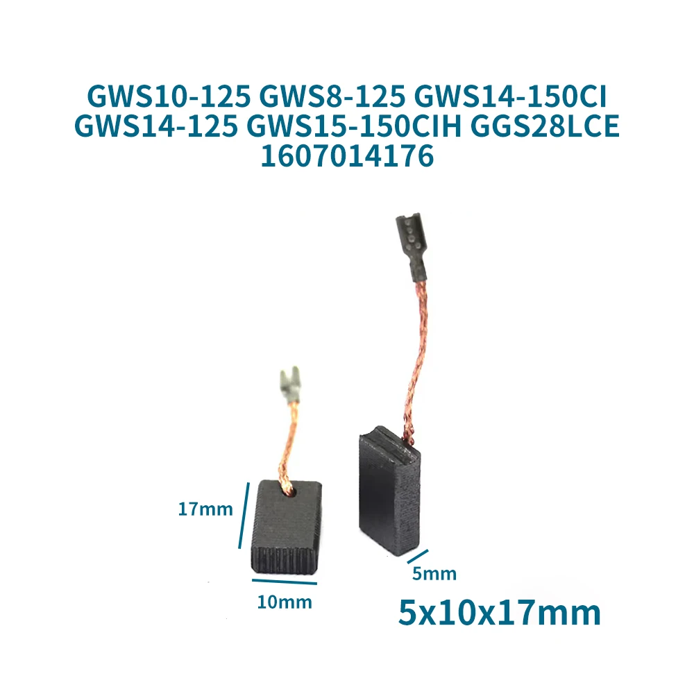 1607014176 Угольная щетка E64 для BOSCH GWS10-125 GWS14-150CI GP012CE GGS28LCE Угловая шлифовальная машина Угольная щетка Аксессуары для электроинструментов
1607014176 Угольная щетка E64 для BOSCH GWS10-125 GWS14-150CI GP012CE GGS28LCE Угловая шлифовальная машина Угольная щетка Аксессуары для электроинструментов