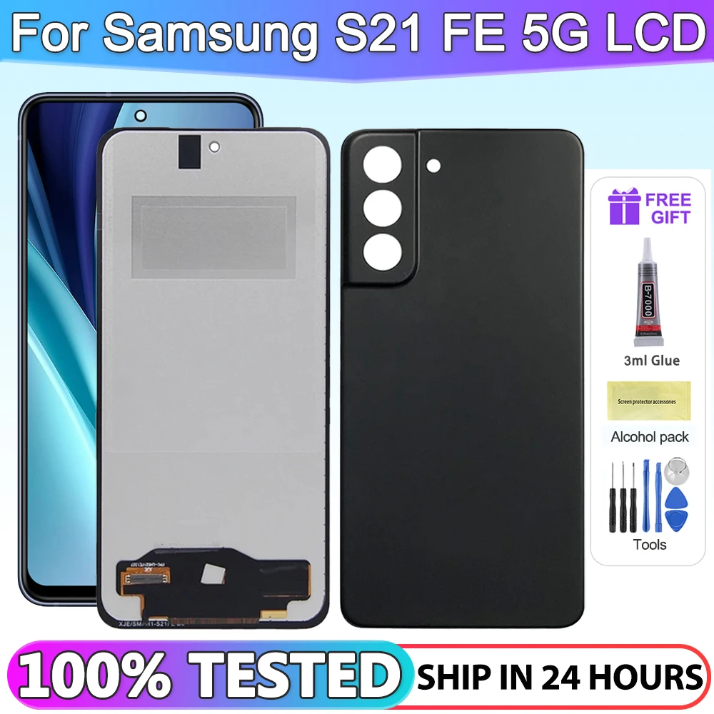 Tested Display For Samsung S21 FE LCD Touch Screen Digitizer For Samsung S21 FE 5G G990 G990B G990U G990B/DS LCD
Tested Display For Samsung S21 FE LCD Touch Screen Digitizer For Samsung S21 FE 5G G990 G990B G990U G990B/DS LCD