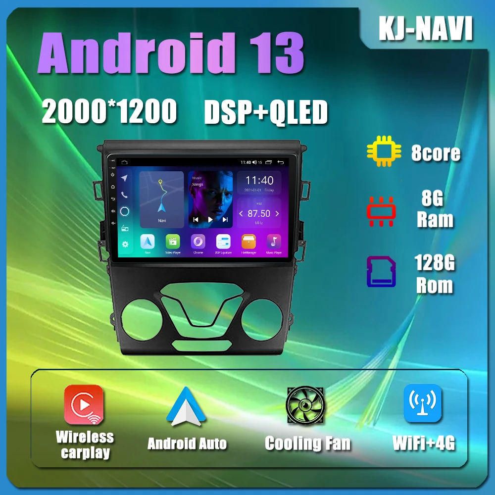 9" Android 13 for Ford Mondeo 5 2014 - 2019 Car Video Radio Player Stereo CARPLAY Navigation Multimedia Auto GPS Head Unit QLED
9" Android 13 for Ford Mondeo 5 2014 - 2019 Car Video Radio Player Stereo CARPLAY Navigation Multimedia Auto GPS Head Unit QLED