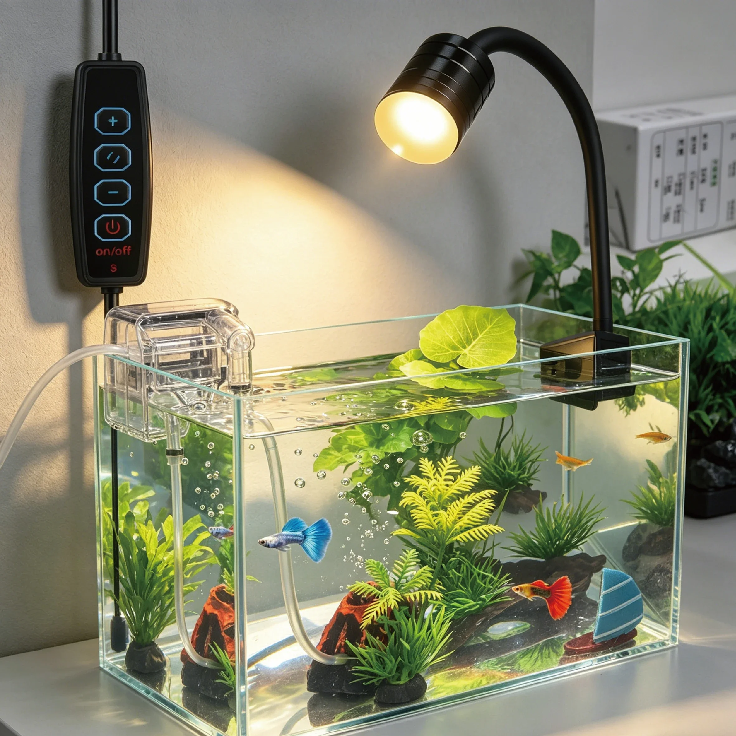 Ultra Slim USB Aquarium Light LED Adjustable Aquarium Lamp 5V 3W Yellow & White light Waterproof Clip-On Light for Fish Tank
Ultra Slim USB Aquarium Light LED Adjustable Aquarium Lamp 5V 3W Yellow & White light Waterproof Clip-On Light for Fish Tank